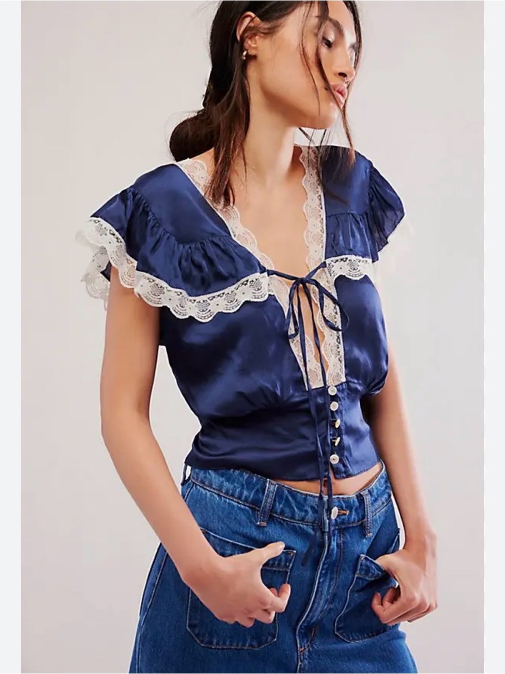 Free People Pirate Booty Elena Top